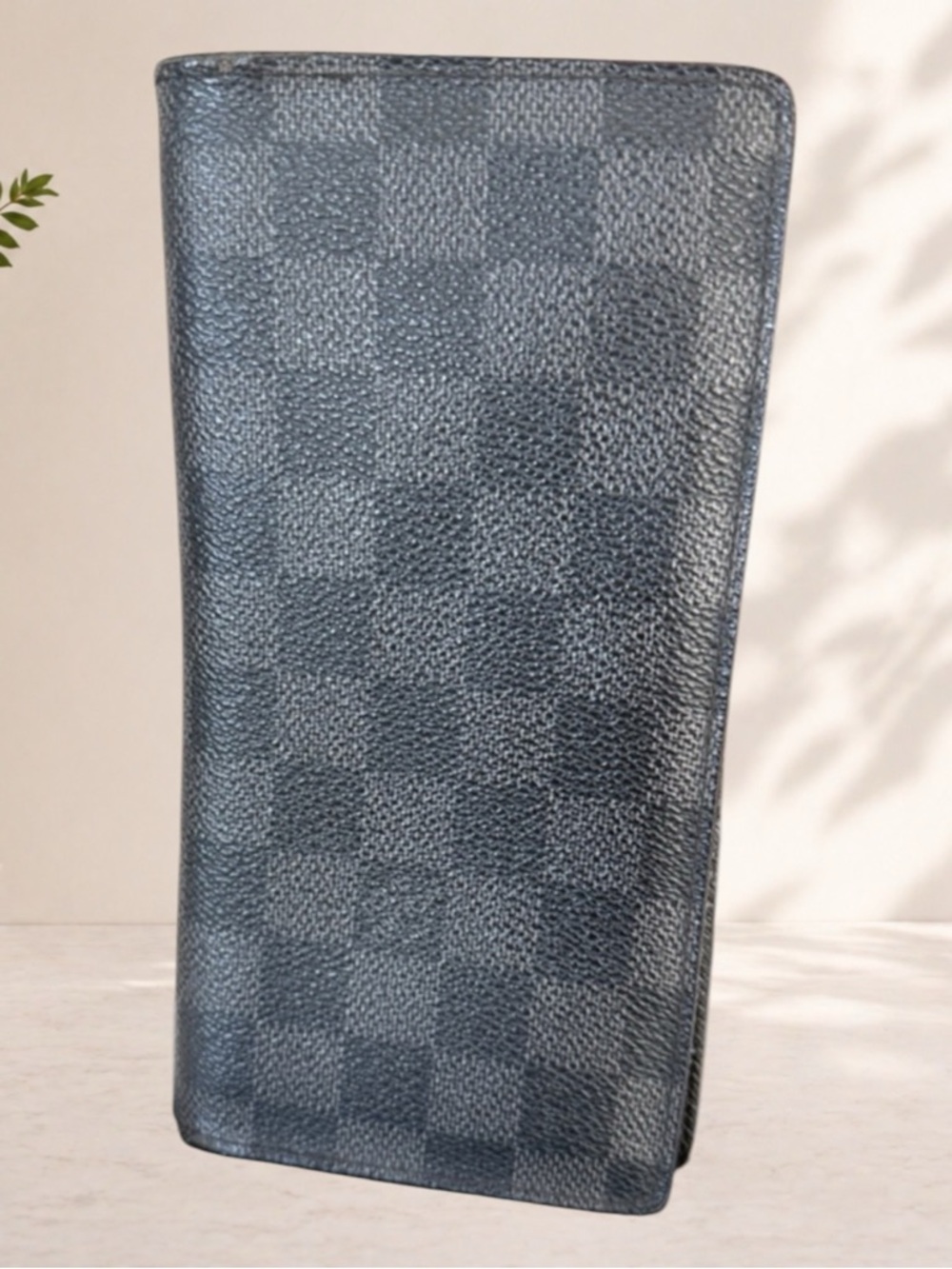 Louis Vuitton Damier Graphite Long Wallet Black Bifold Card Holder Men’s LV